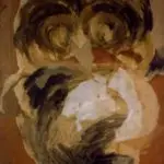 Collage N°0279 "Buho encojido"