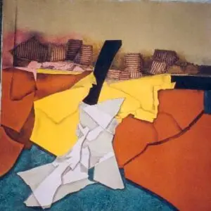"Personaje en la ciudad" Jaune Fitziographie G-5 J