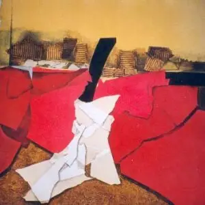 "Personaje en la ciudad" Rouge Fitziographie G-5 R