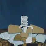 Mixographie G-9-Beige "Mariposa nocturna"