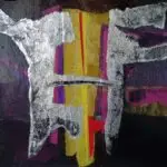 Collage N°0550 "Torse argenté"