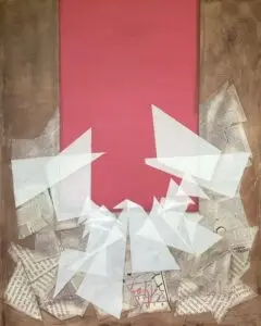 Nr2017 -
100 x 80 cm
Collage sur Bois
France 1989