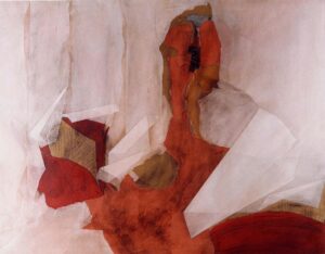 Collage Abstrait Fitzia Mendialdua Nr 1014 Musée Bilbao