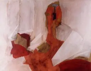 Collage Abstrait Fitzia Mendialdua N°1014 Musée Bilbao